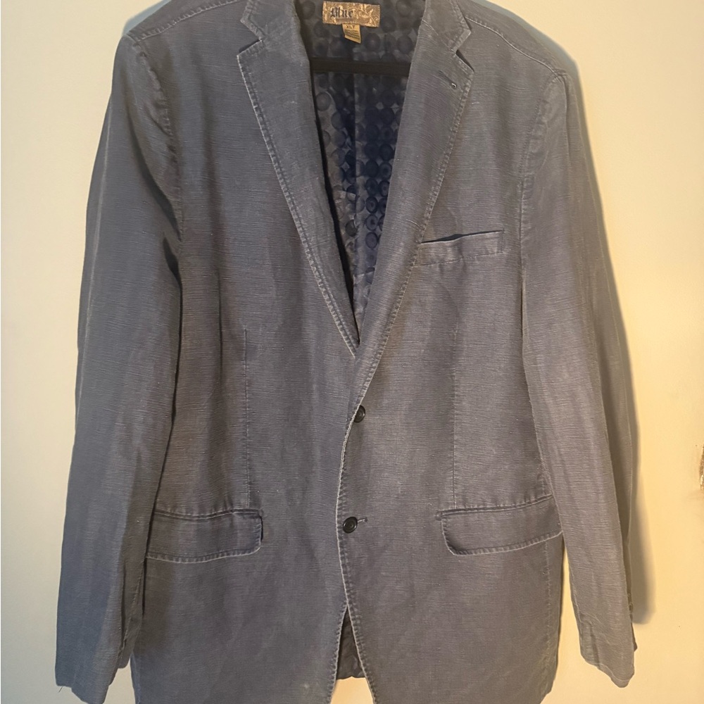 GUC Blue by Pronto Uomo Textured Blue Blazer - men’s XLT
